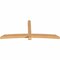 Ekena Millwork Bellingham Timber Gable Bracket, Western Red Cedar, 108"W x 45"H x 5 1/2"D x 5 1/2"F, 10/12 Pitch GBW108X45X0606BEL00SWR - alternate 2